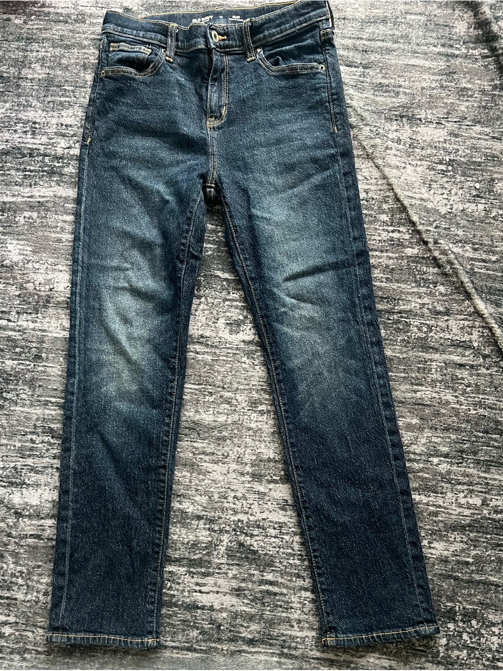 Boys’ Dark Blue Slim Straight Jeans